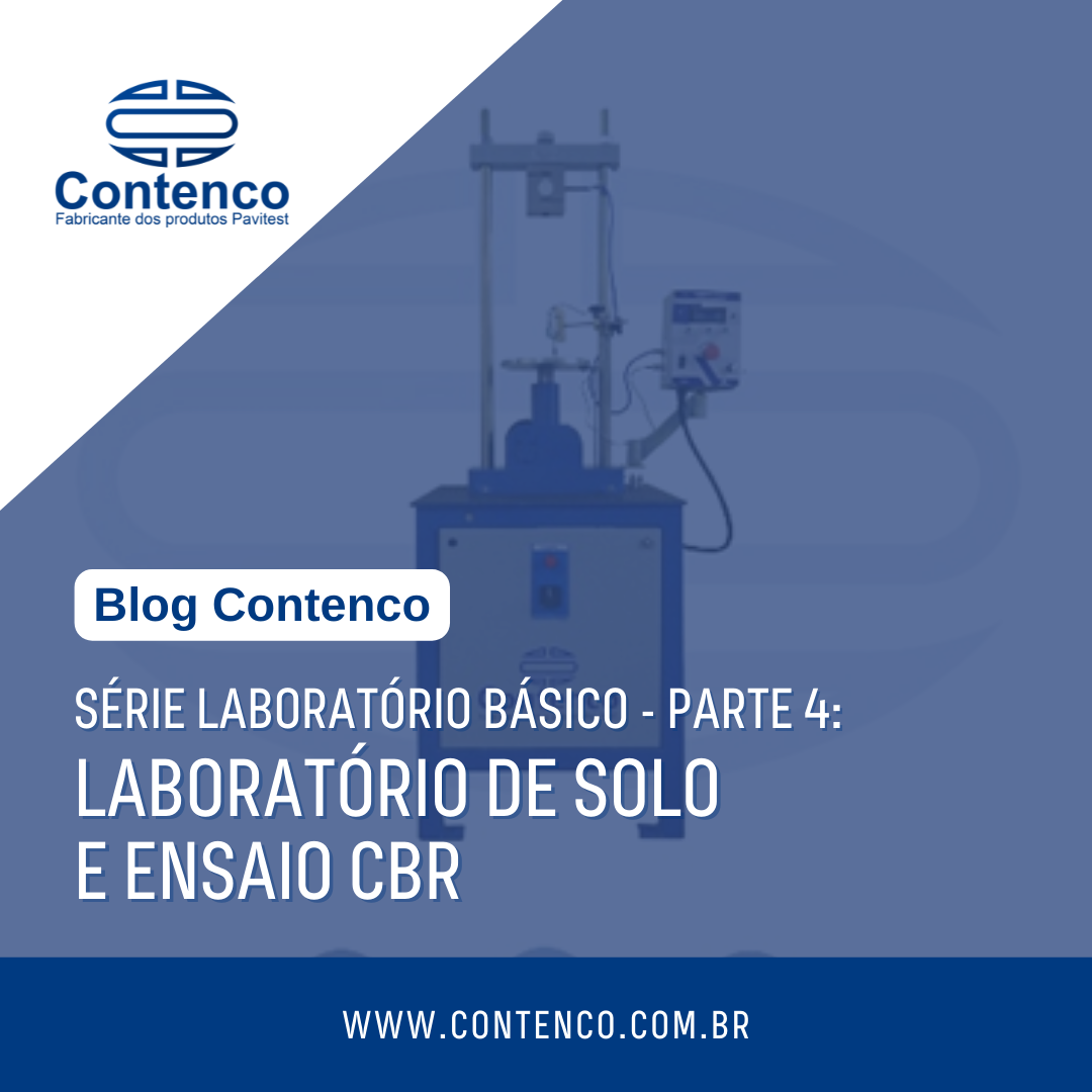 <strong>Laboratório de solo e Ensaio CBR</strong>, Contenco