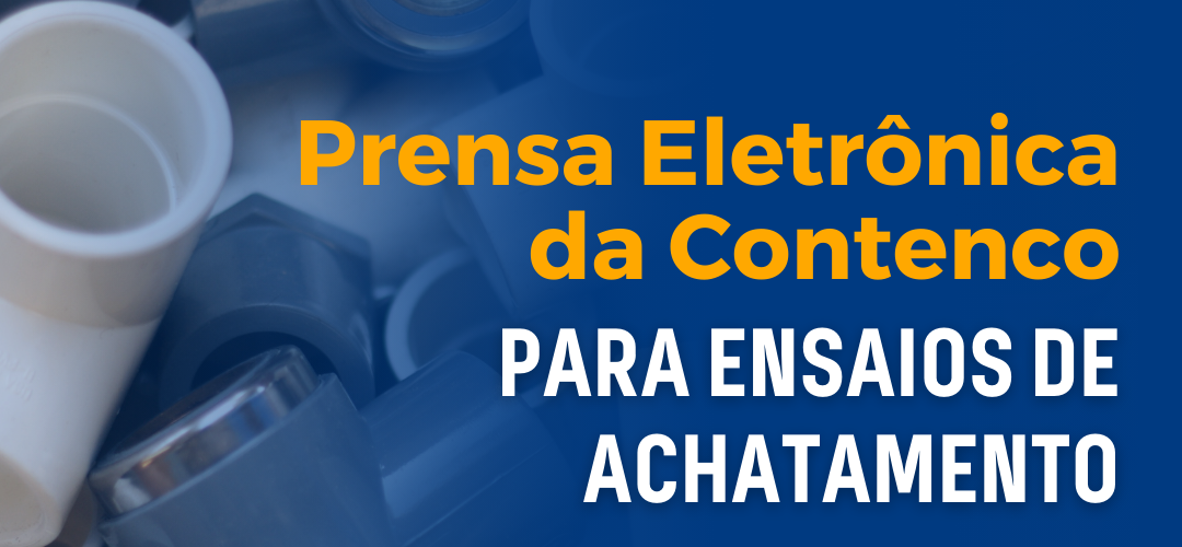 Prensa Eletrônica da Contenco para Ensaios de Achatamento, Contenco