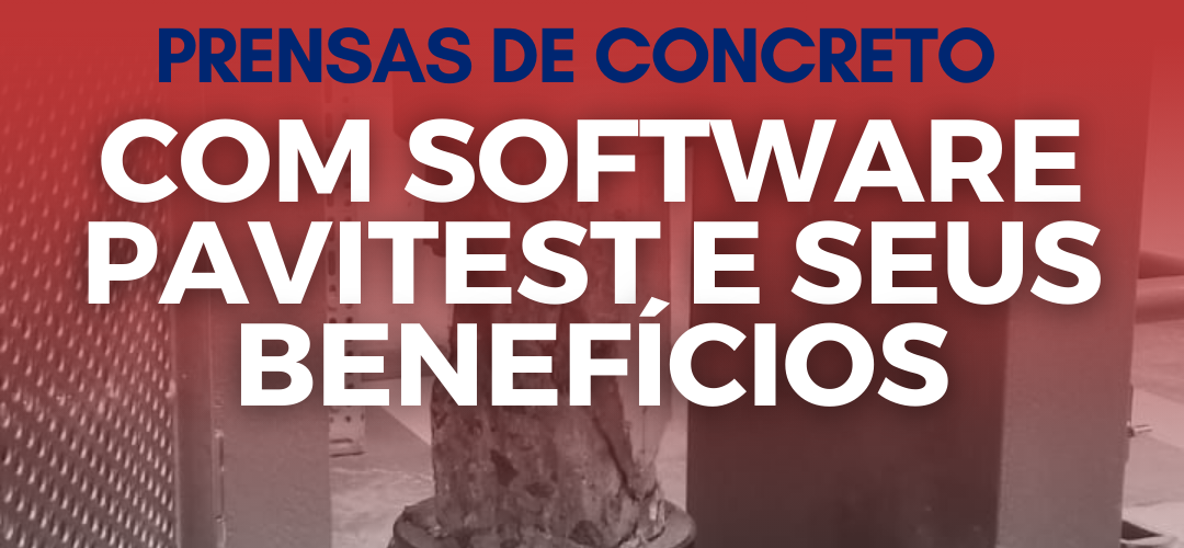 Prensas de Concreto com Software Pavitest, Contenco