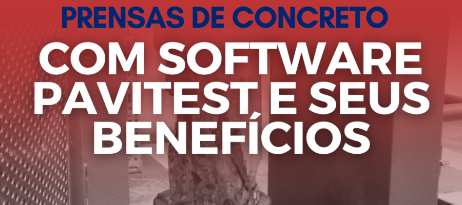 Prensas de Concreto com Software Pavitest, Contenco