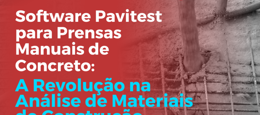 Software Pavitest para Prensas de Concreto Manuais, Contenco