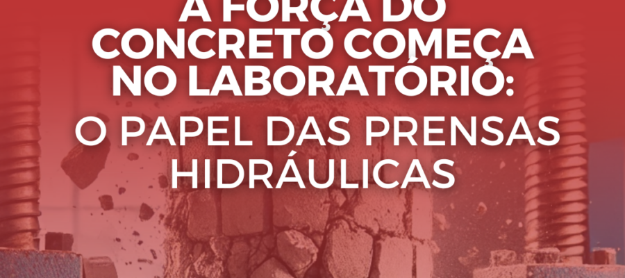 A força do concreto começa no laboratório, Contenco